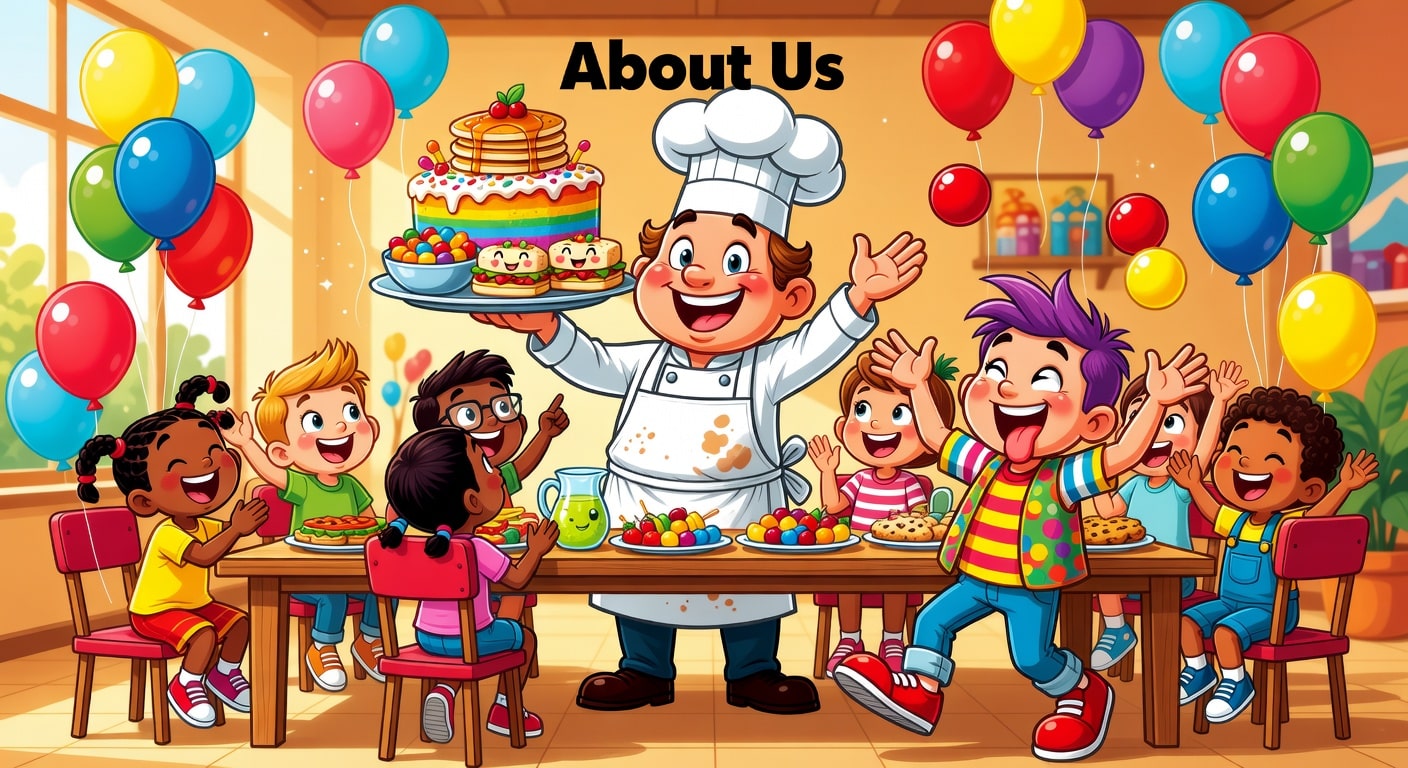 Niños celebrando cumpleaños con comida mexicana